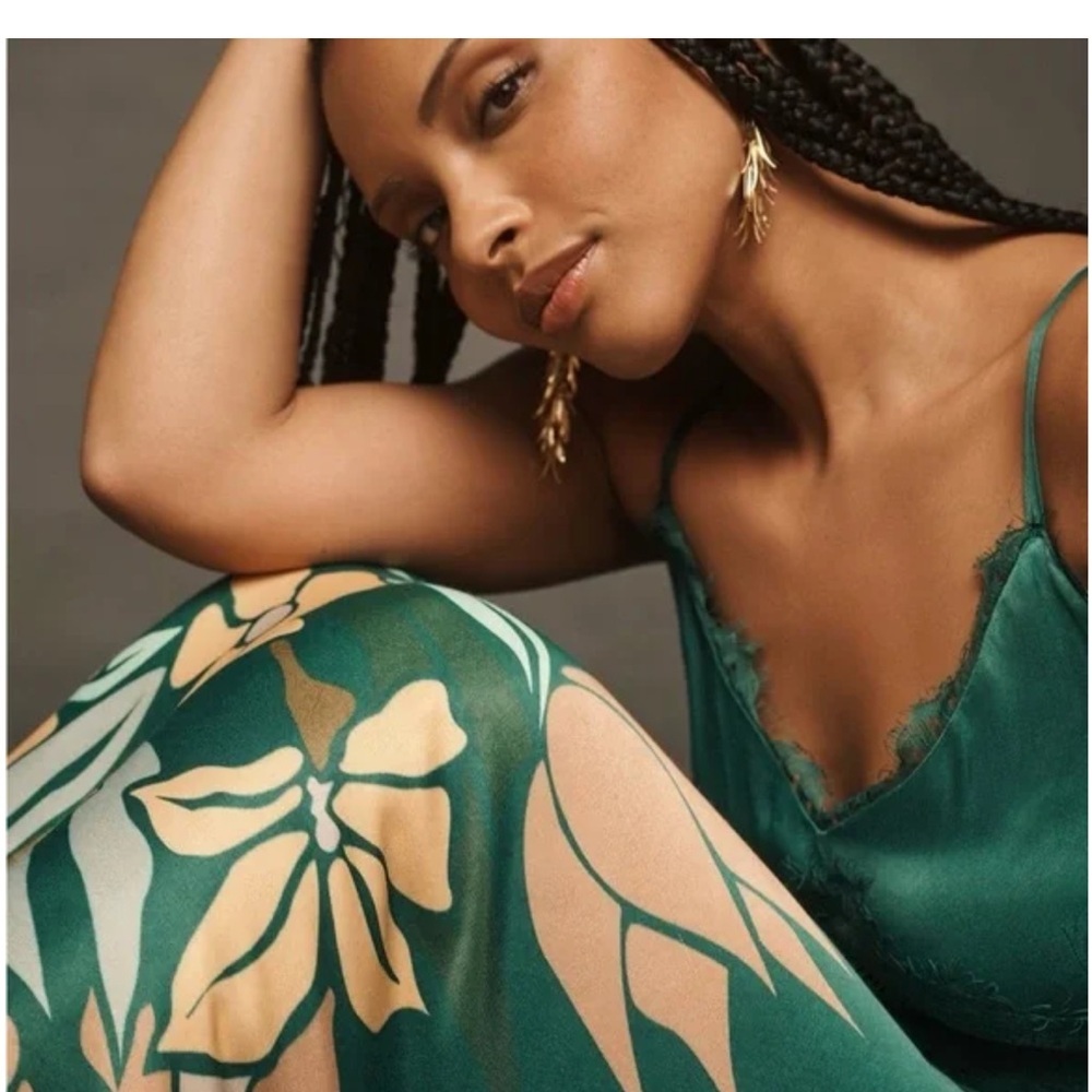 Bl-nk Eustella Bare V-neck Maxi dress, Anthropologie Medium NWT - Picture 4 of 6